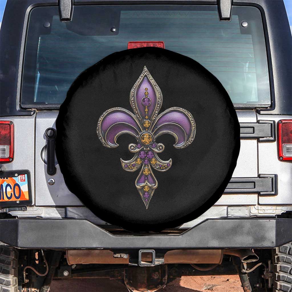 Louisiana Aesthetic Fleur De Lis Spare Tire Cover