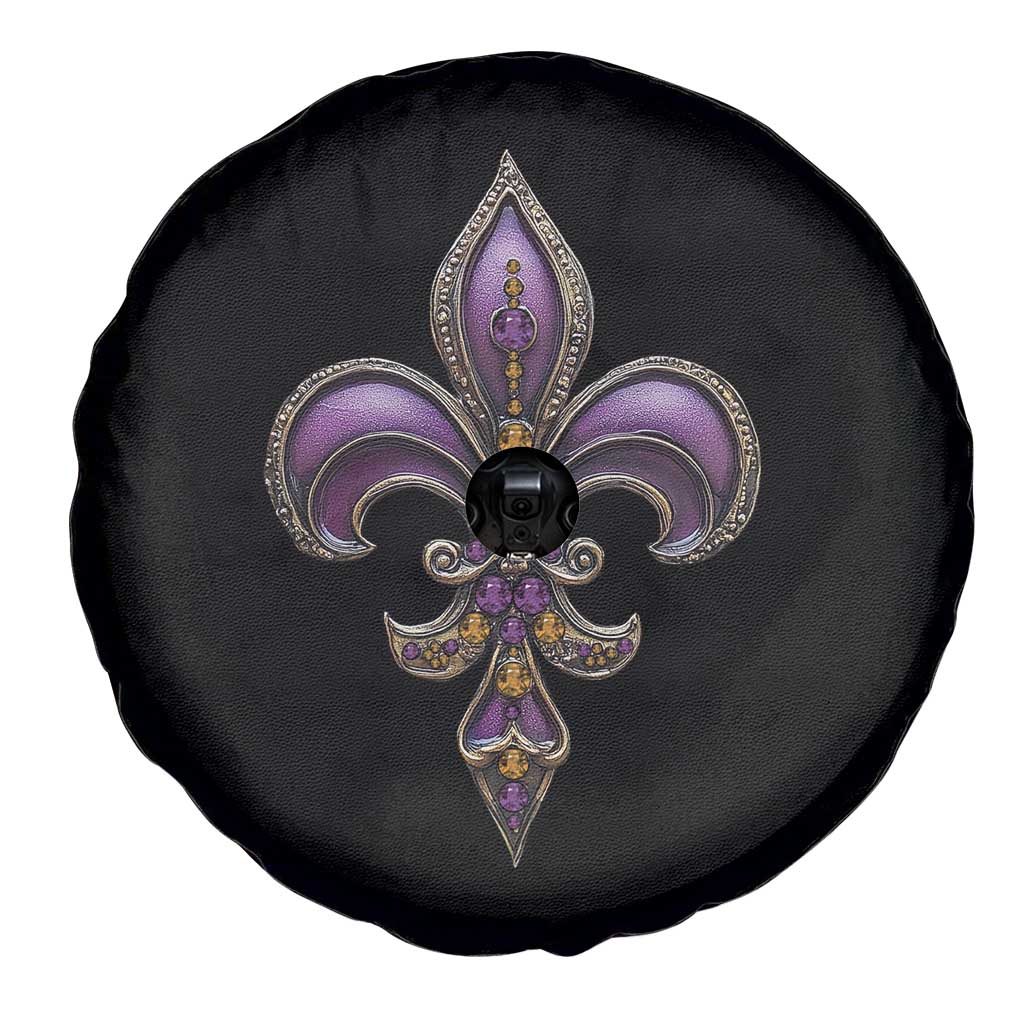 Louisiana Aesthetic Fleur De Lis Spare Tire Cover