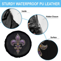 Louisiana Aesthetic Fleur De Lis Spare Tire Cover