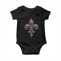 Louisiana Aesthetic Fleur De Lis Baby Onesie