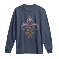 Louisiana Aesthetic Fleur De Lis Long Sleeve Shirt