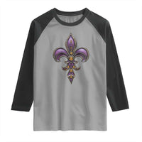 Louisiana Aesthetic Fleur De Lis Raglan Shirt