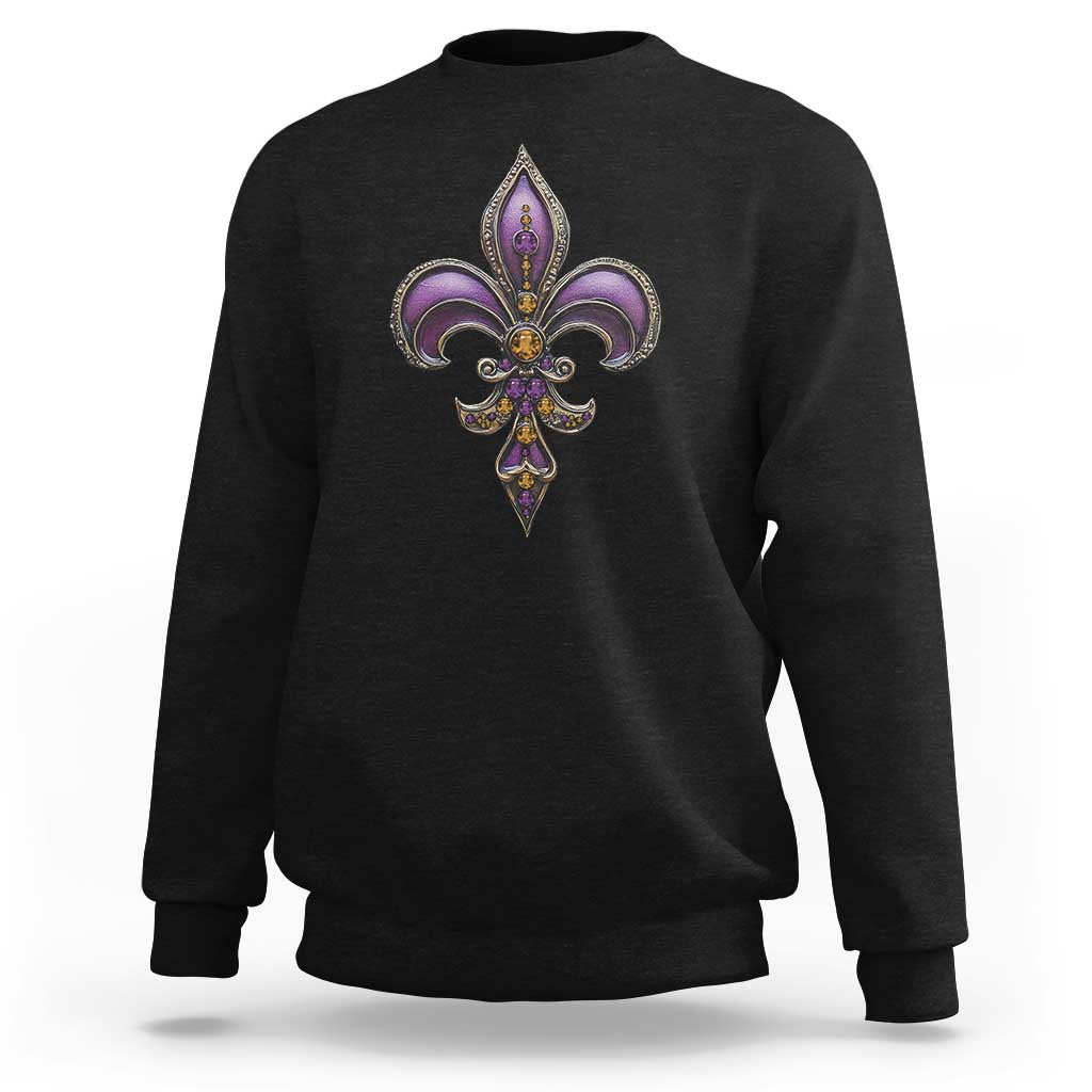 Louisiana Aesthetic Fleur De Lis Sweatshirt