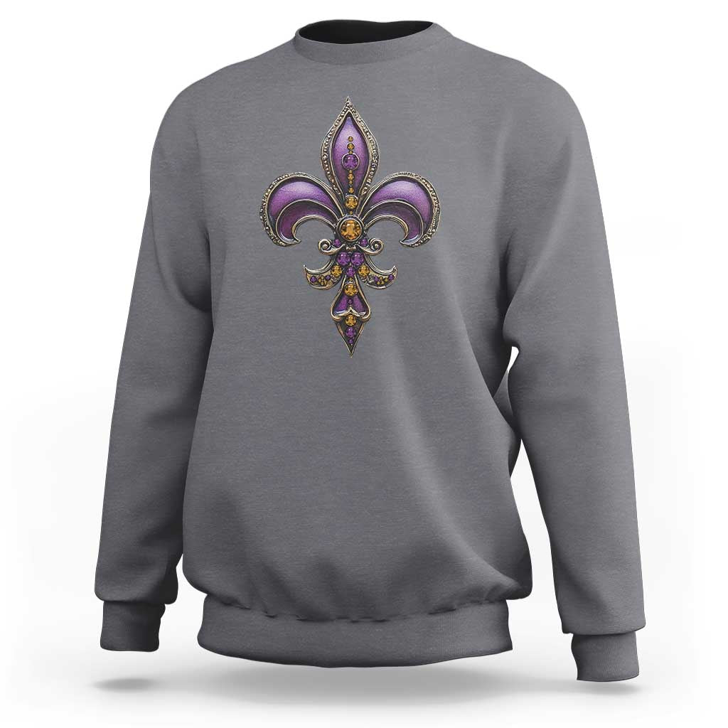 Louisiana Aesthetic Fleur De Lis Sweatshirt