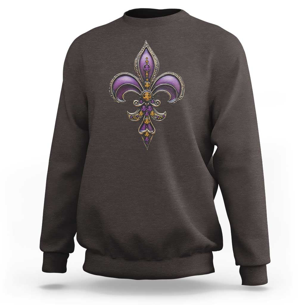Louisiana Aesthetic Fleur De Lis Sweatshirt