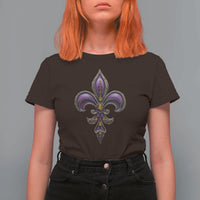 Louisiana Aesthetic Fleur De Lis T Shirt For Women
