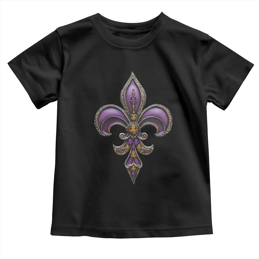 Louisiana Aesthetic Fleur De Lis Toddler T Shirt