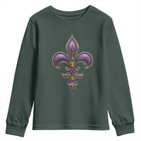 Louisiana Aesthetic Fleur De Lis Youth Sweatshirt