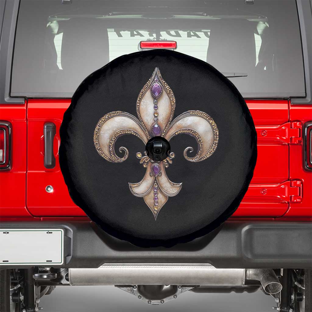 Aesthetic Fleur De Lis Spare Tire Cover