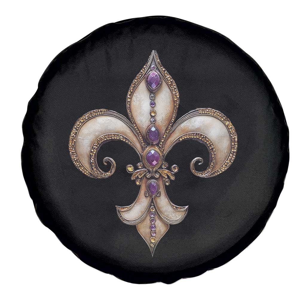 Aesthetic Fleur De Lis Spare Tire Cover