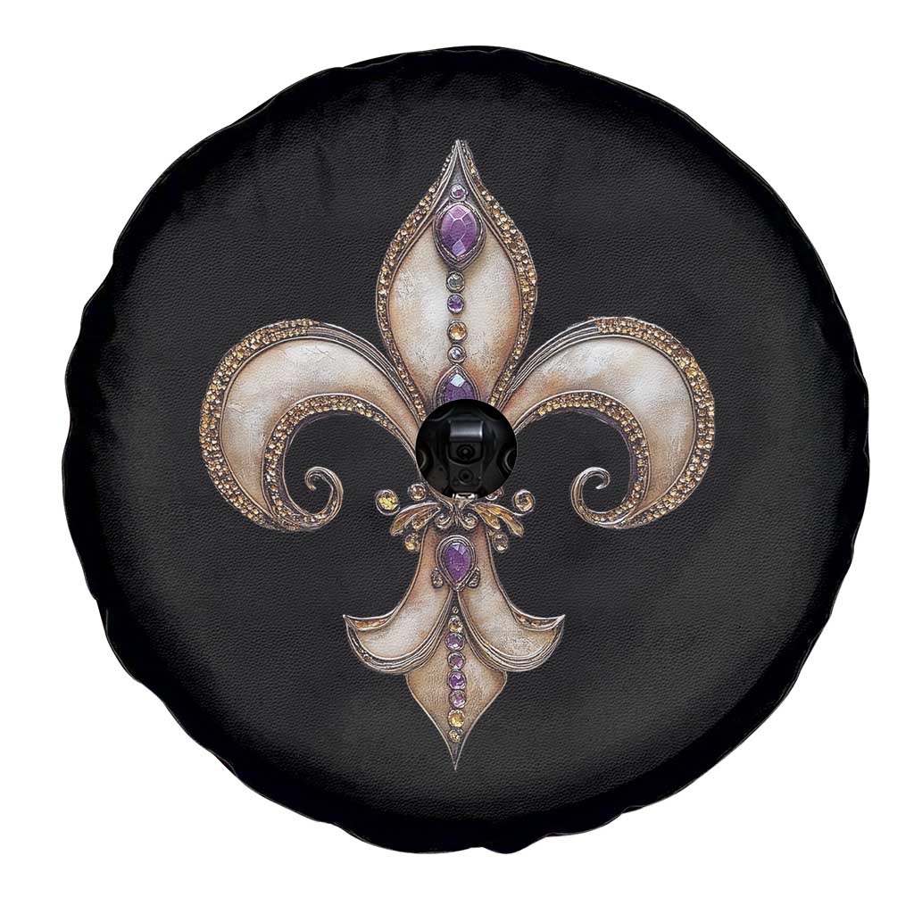 Aesthetic Fleur De Lis Spare Tire Cover
