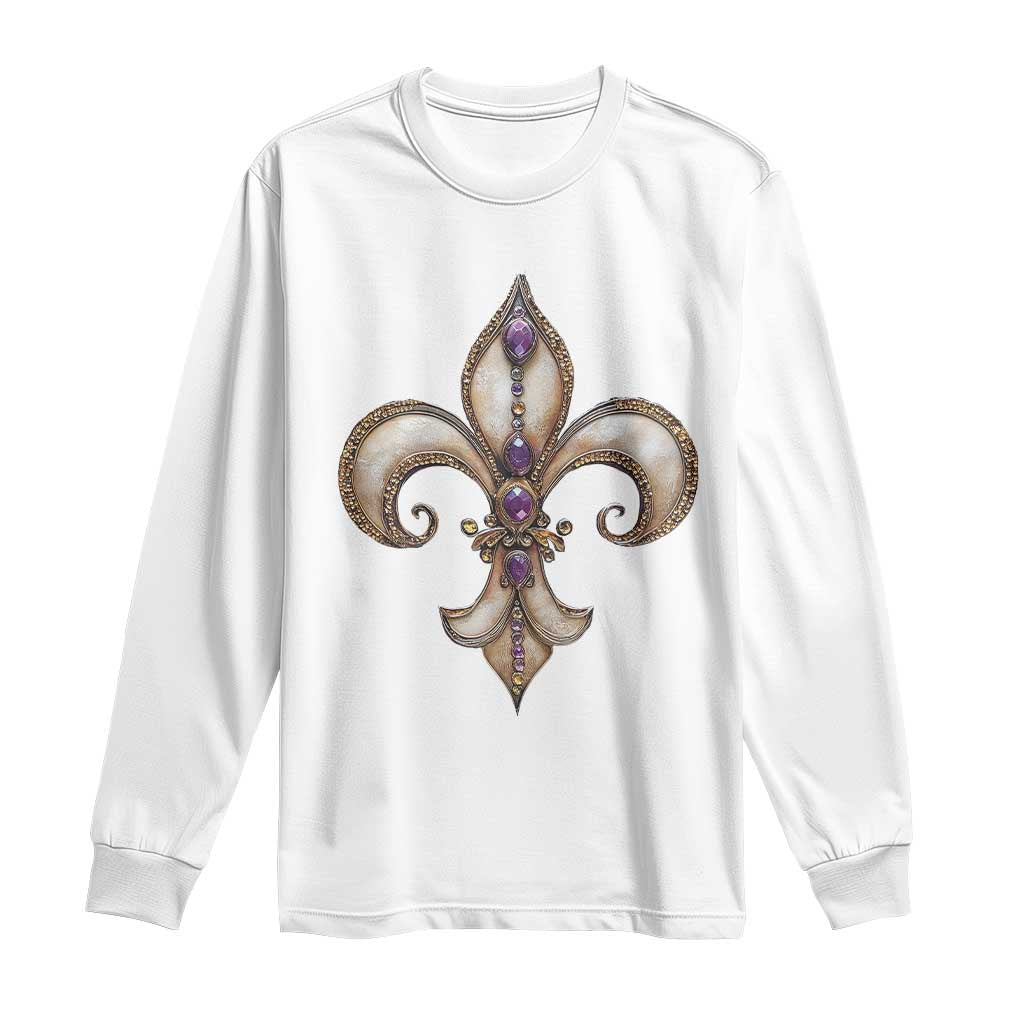 Aesthetic Fleur De Lis Long Sleeve Shirt TS09
