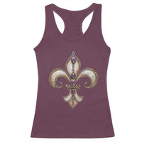 Aesthetic Fleur De Lis Racerback Tank Top