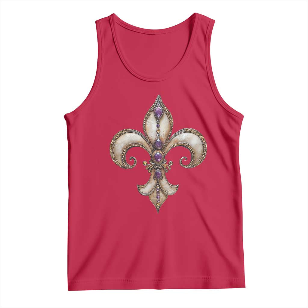 Aesthetic Fleur De Lis Tank Top