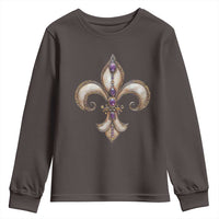 Aesthetic Fleur De Lis Youth Sweatshirt