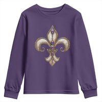 Aesthetic Fleur De Lis Youth Sweatshirt