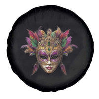Jeweled Mask Louisiana Mardi Gras Spare Tire Cover
