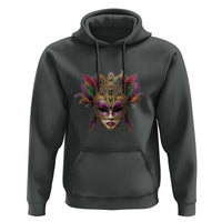Jeweled Mask Louisiana Mardi Gras Hoodie