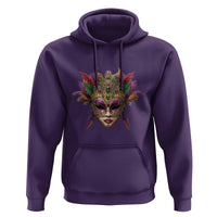 Jeweled Mask Louisiana Mardi Gras Hoodie