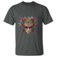 Jeweled Mask Louisiana Mardi Gras T Shirt