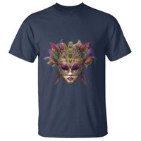 Jeweled Mask Louisiana Mardi Gras T Shirt