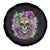 Skeleton Jester Louisiana Mardi Gras Spare Tire Cover