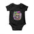 Skeleton Jester Louisiana Mardi Gras Baby Onesie