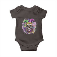 Skeleton Jester Louisiana Mardi Gras Baby Onesie
