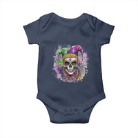 Skeleton Jester Louisiana Mardi Gras Baby Onesie