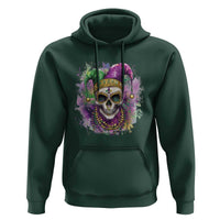 Skeleton Jester Louisiana Mardi Gras Hoodie