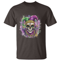 Skeleton Jester Louisiana Mardi Gras T Shirt