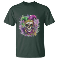 Skeleton Jester Louisiana Mardi Gras T Shirt