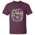 Skeleton Jester Louisiana Mardi Gras T Shirt