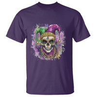 Skeleton Jester Louisiana Mardi Gras T Shirt