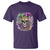 Skeleton Jester Louisiana Mardi Gras T Shirt
