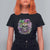 Skeleton Jester Louisiana Mardi Gras T Shirt For Women