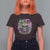 Skeleton Jester Louisiana Mardi Gras T Shirt For Women