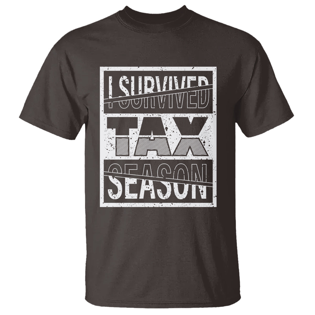 Funny Accountant T Shirt I Survived Tax Season - Wonder Print Shop
