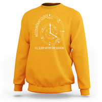 Funny Accountant Clock Sweatshirt I'll Sleep After Tax Season - Wonder Print Shop