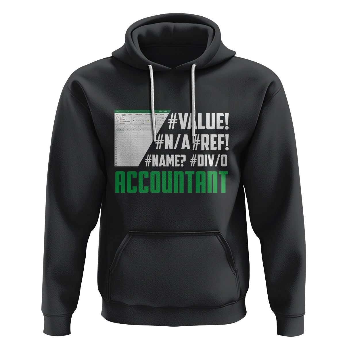 Funny Accountant Errors In Excel Hoodie - Wonder Print Shop