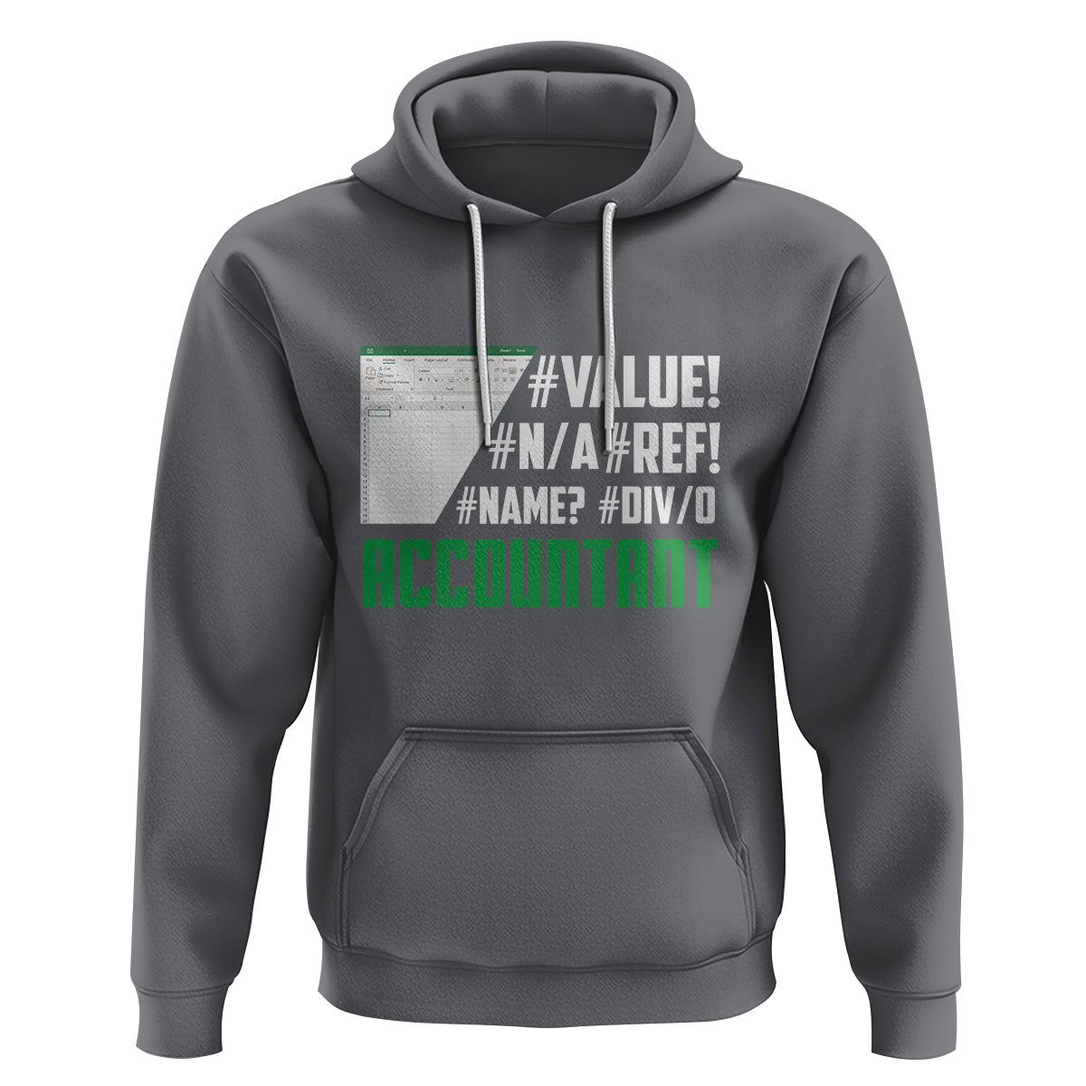 Funny Accountant Errors In Excel Hoodie - Wonder Print Shop