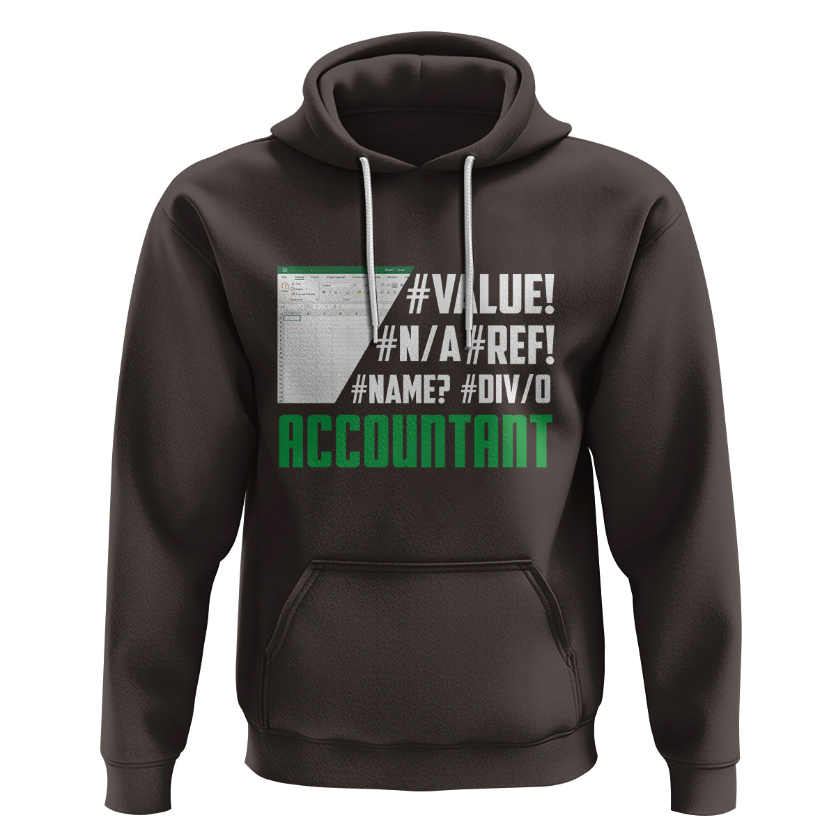 Funny Accountant Errors In Excel Hoodie - Wonder Print Shop