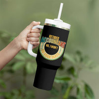 Retired Accountant Tumbler With Handle No I Won't Do Your Taxes Retirement