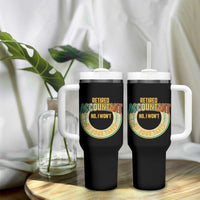 Retired Accountant Tumbler With Handle No I Won't Do Your Taxes Retirement