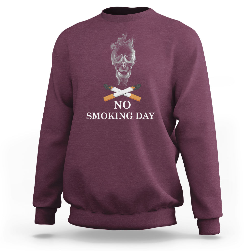 No Smoking Day World No Tobacco Sweatshirt - Wonder Print Shop