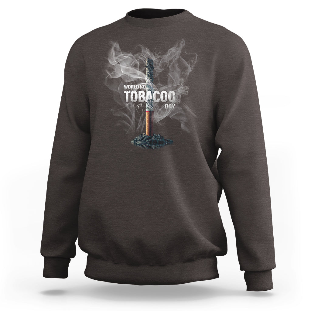 World No Tobacco Day Anti Smoking Sweatshirt - Wonder Print Shop