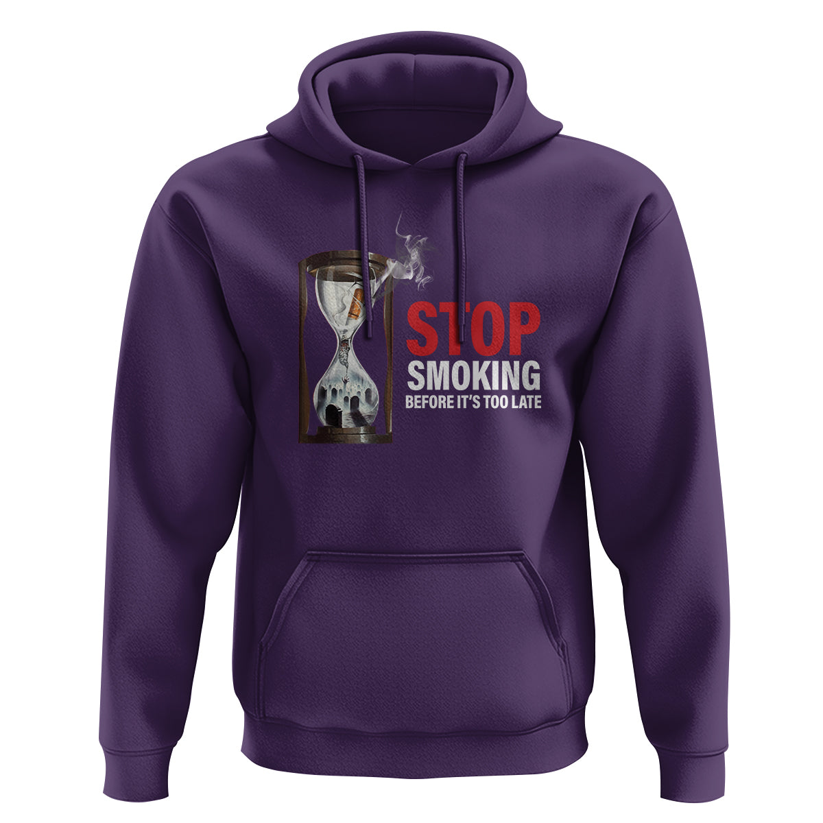 Anti Smoking Hoodie Stop Smoking Before It's Too Late - Wonder Print Shop