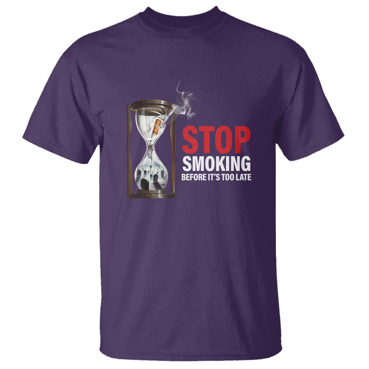 Anti Smoking T Shirt Stop Smoking Before It's Too Late - Wonder Print Shop