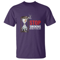 Anti Smoking T Shirt Stop Smoking Before It's Too Late - Wonder Print Shop