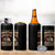 Native American Warrior 4 in 1 Can Cooler Tumbler If They Stand Against You Show No Mercy